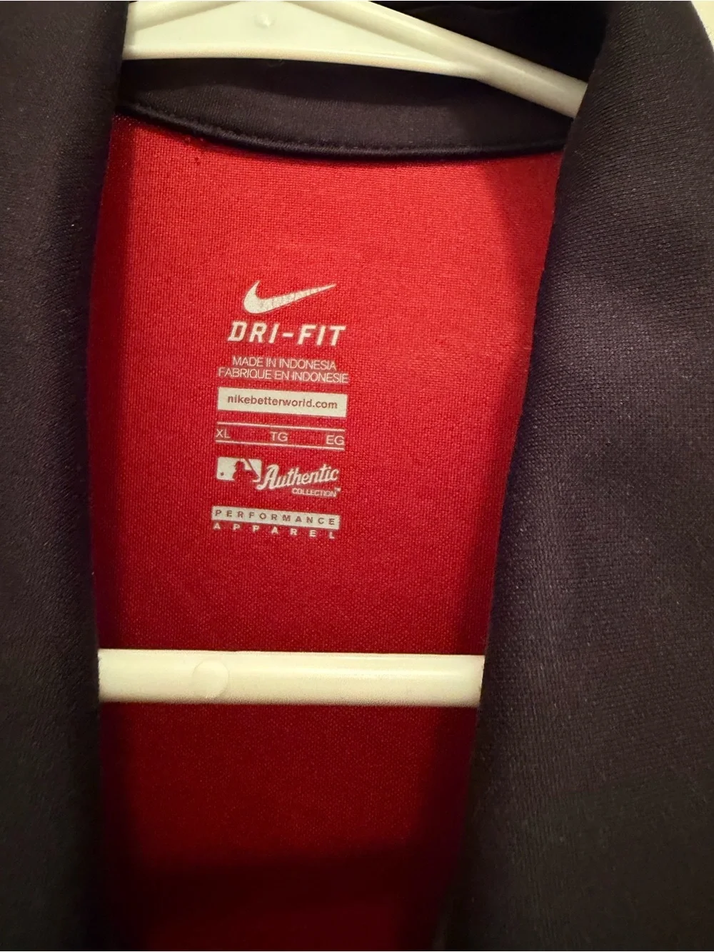 Nike Red and Black Arizona Diamondbacks Polo